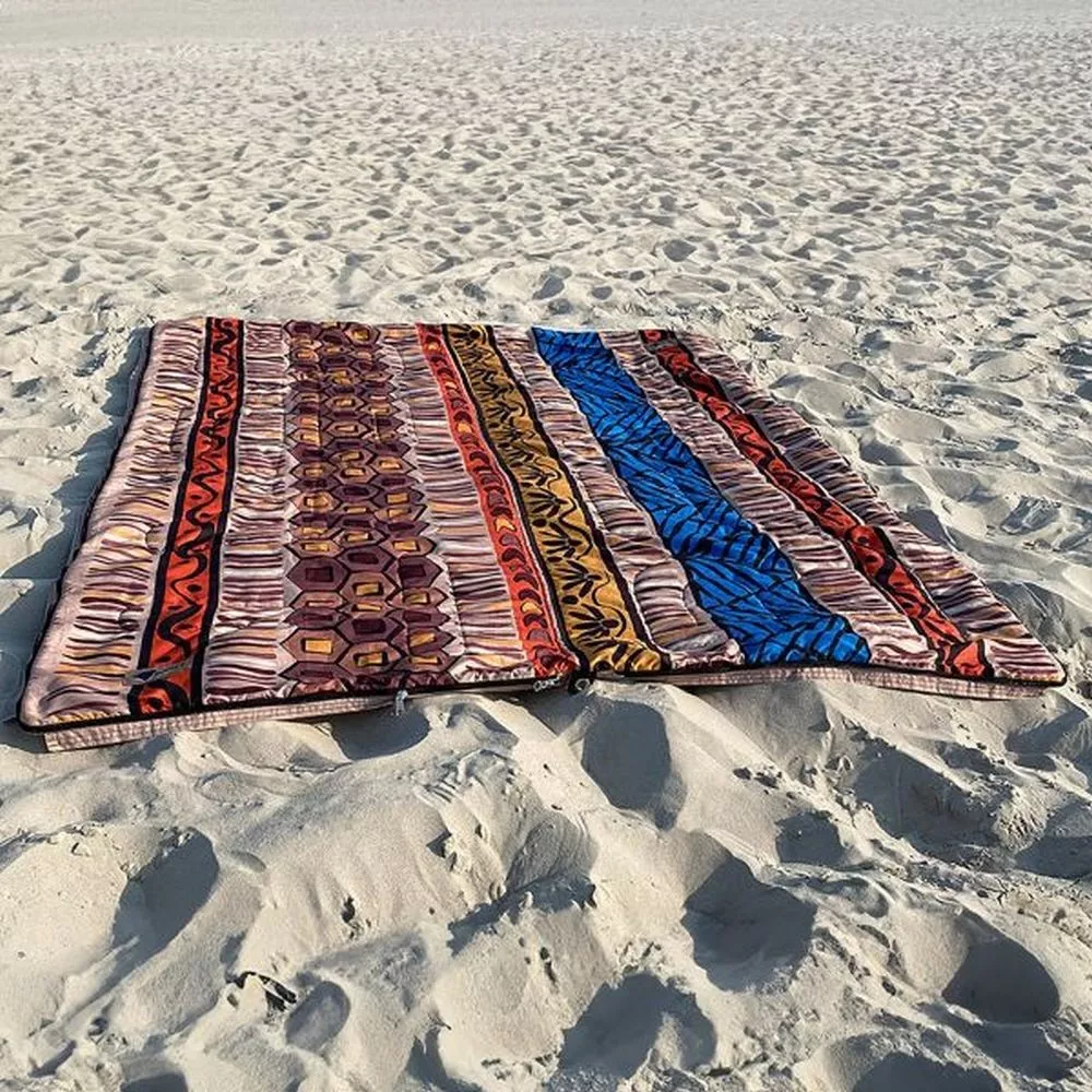 Schlafdecke Bent Vanlife Schlafsack Bentcho; Africa Druck 3 Schlafdecke Bent Vanlife Schlafsack Bentcho; Africa Druck – Bild 3