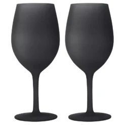 Campinggeschirr Brunner Weinglas-Set Blacksatin, 600 Ml