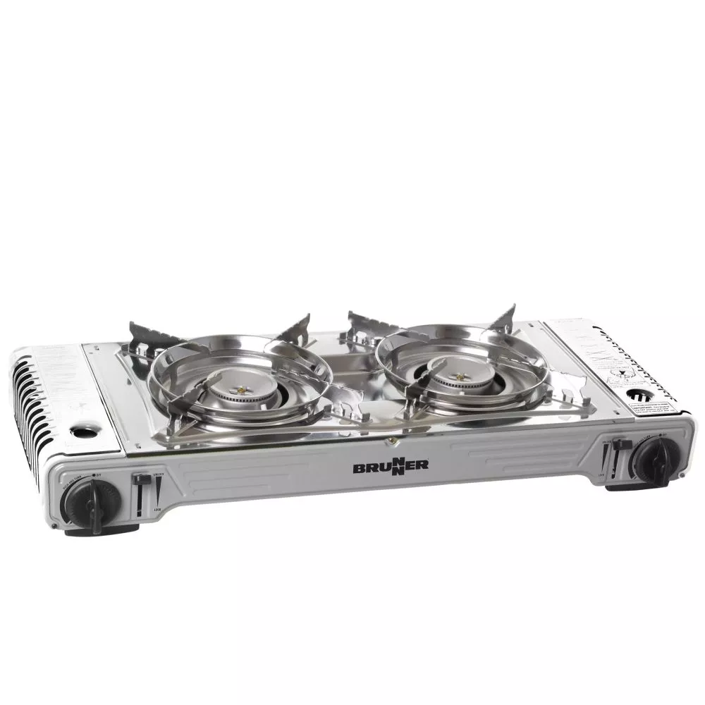 Tisch-Gasgrill Brunner Devil Double Grill 1 Tisch-Gasgrill Brunner Devil Double Grill