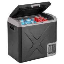 Kompressor-Kühlbox Brunner Polarys Freeze SZ 30 -Camping Zelt Geschaft brunner polarys freeze sz 30 liter tragbare kompressor kuehhlbox gefrierbox 3 2 28318