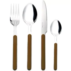 Campingbesteck Besteckset Brunner Delice, Braun