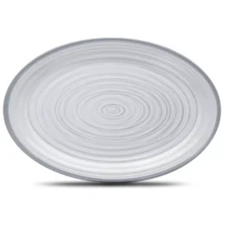 Campinggeschirr Brunner Servierteller 2er-Set Bellagio C4X -Camping Zelt Geschaft camping grosser servierteller platte aufschnittplatte set bellagio c4x melamin buffetplatte 1000 2 25926