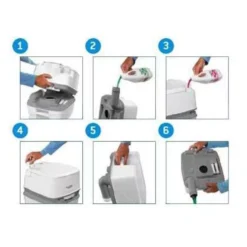 Camping-WC Thetford Porta Potti 335 -Camping Zelt Geschaft camping toilette thetford porta potti anleitung 3 17611