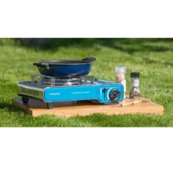 Campingkocher Campingaz Camp Bistro DLX Stopgaz -Camping Zelt Geschaft campingaz gaskocher picknickkocher camp bistro dlx stopgaz einflammiger kocher 1000 6 18876