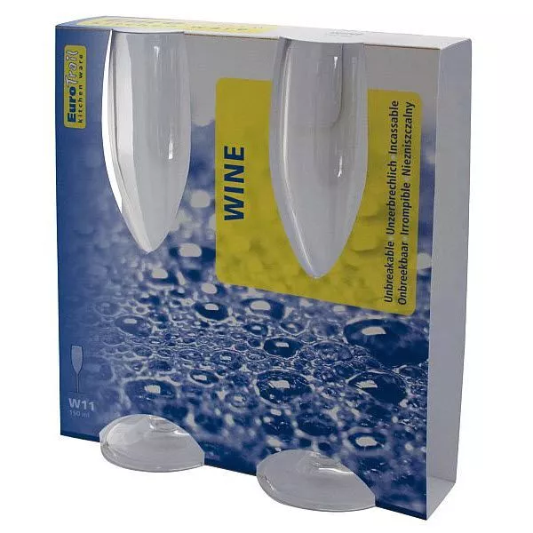 Campinggeschirr Eurotrail Sektglas, 2er-Set 2 Campinggeschirr Eurotrail Sektglas, 2er-Set – Bild 2