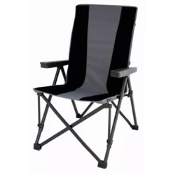 Campingstuhl Eurotrail Demu, Schwarz/grau