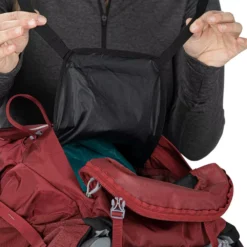 Trekkingrucksack Osprey Ariel 55 WXS/S, Claret Red -Camping Zelt Geschaft damenrucksack trekkingrucksack ariel 55 osprey claret red 1000 12 22205