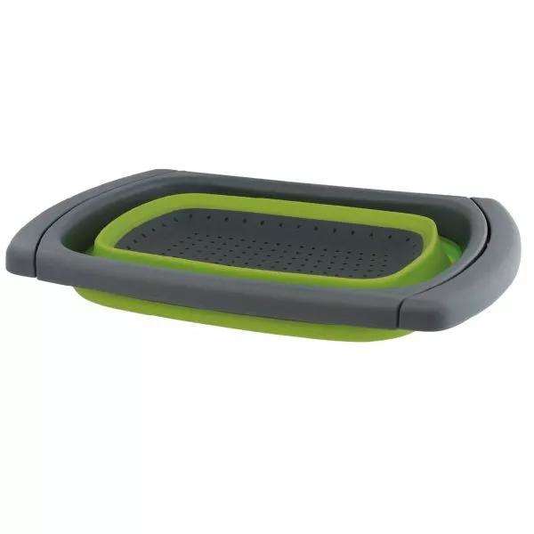 Faltbares Campingsieb Eurotrail Für Waschbecken, Grün 2 Faltbares Campingsieb Eurotrail Für Waschbecken, Grün – Bild 2
