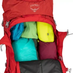 Trekkingrucksack Osprey Ariel 55 WXS/S, Claret Red -Camping Zelt Geschaft frauenrucksack osprey ariel 55 mehrtagestourenrucksack wxs s 1000 5 22205