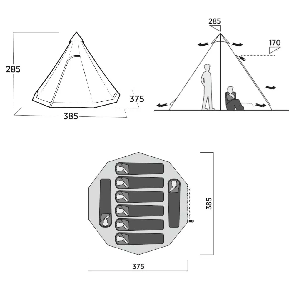 Tipizelt Easy Camp Rands Tipi 2 Tipizelt Easy Camp Rands Tipi – Bild 2
