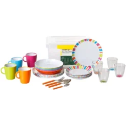Campinggeschirr-Set Brunner All Inclusive Spectrum Glamour C9N