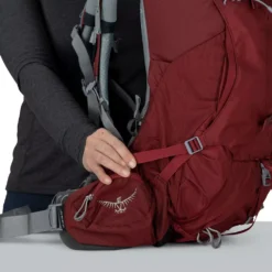 Trekkingrucksack Osprey Ariel 55 WXS/S, Claret Red -Camping Zelt Geschaft merhtagestourenrucksack damenrucksack osprey ariel 55 wxs s 1000 14 22205
