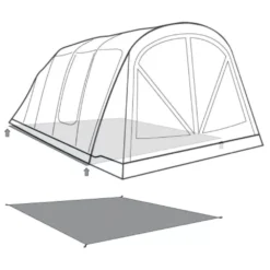 Unterlage Outwell Footprint Florida 5 Air -Camping Zelt Geschaft outwell florida 5 air footprint skizze unterlage familien camping zelt 2 27537