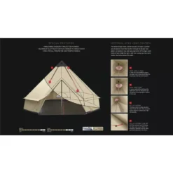 Tipi-Zelt Robens Klondike -Camping Zelt Geschaft robens klondike specila features 1000 3 20578