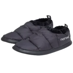 Daunenschuhe Nordisk Mos Down Slippers S (35-37), Black -Camping Zelt Geschaft schwarze nordisk mos down slippers mit ultraweichem innenfutter und logo groesse s aus polyester 1000 2 26833