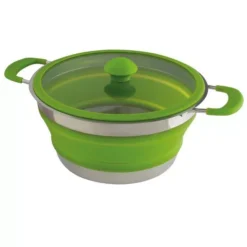 Campingkochtopf Eurotrail Mit Deckel 1,5 Liter, Grün