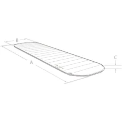 Selbstaufblasende Isomatte VAUDE Tour 5 L 8 Selbstaufblasende Isomatte VAUDE Tour 5 L -Camping Zelt Geschaft vaude tour 5 l skizze camping trekking isomatte liegematte 1000 3 22413