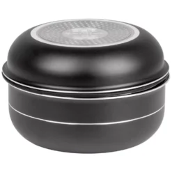 Camping-Kochgeschirr-Set Brunner Pirate Space Master 12 Camping-Kochgeschirr-Set Brunner Pirate Space Master -Camping Zelt Geschaft verstaubar top deckel pfanne brunner pirate space master 6 teiliges camping kochgeschirr 1000 2 25139